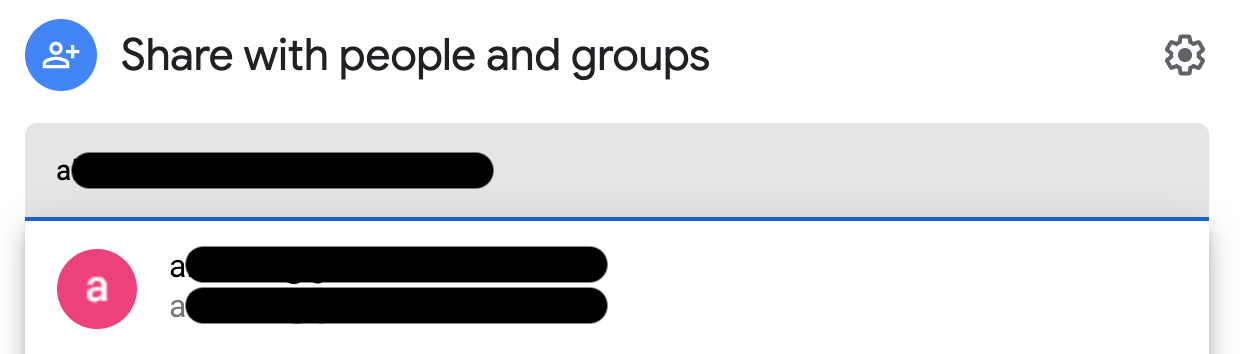Google Drive File Assign Email
