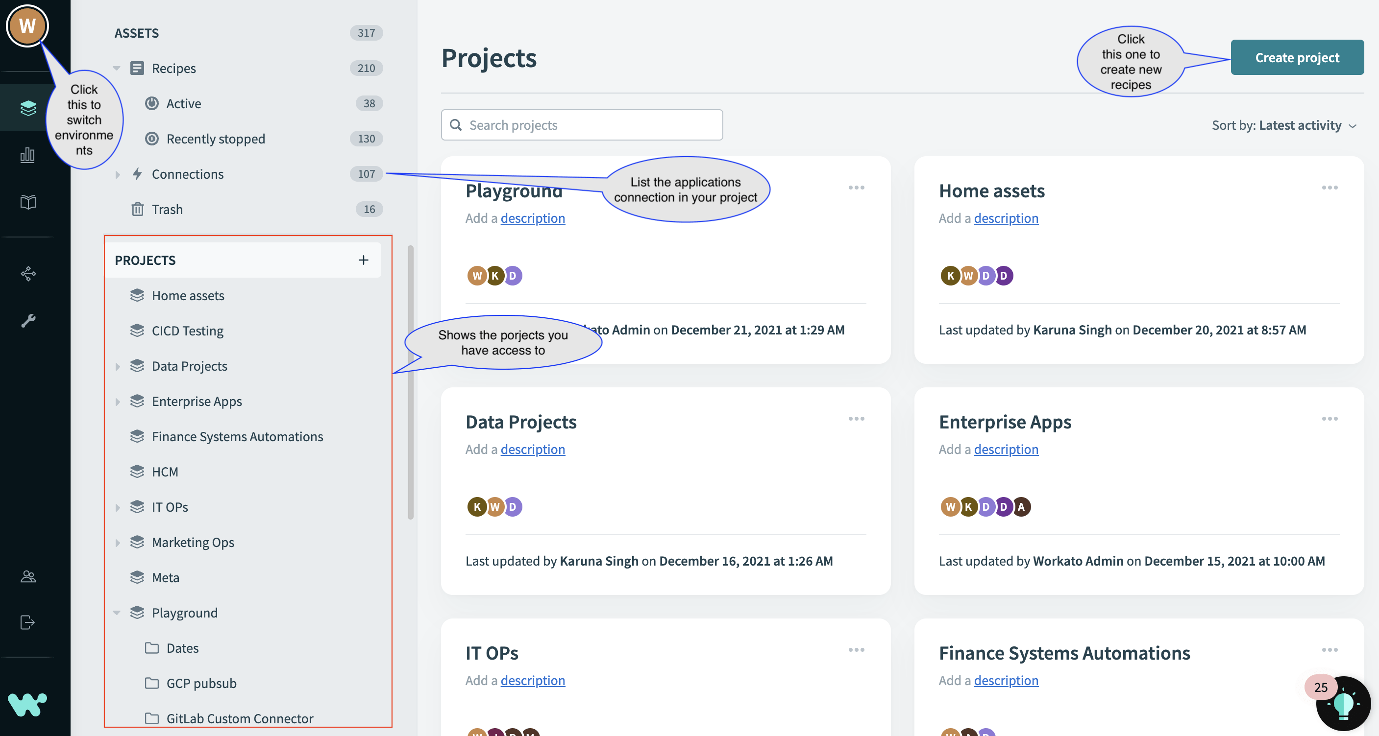 workato landing page