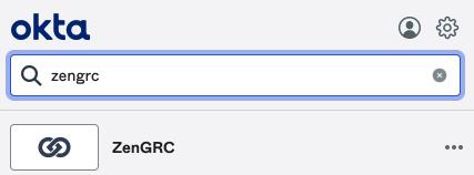 ZenGRC Okta Tile