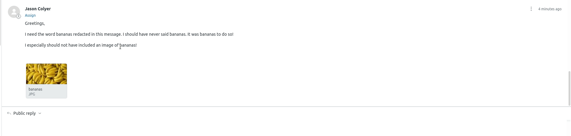 Performing redactions agent workspace