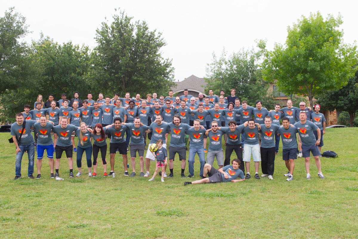 The Denomas team in May 2016